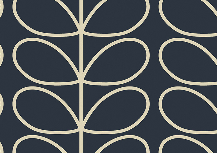 Orla Kiely Jumbo Linear Stem, Whale - Roller Blind - Image 6